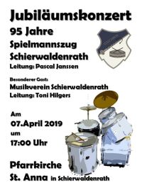 Plakat Konzert Spielmannszug